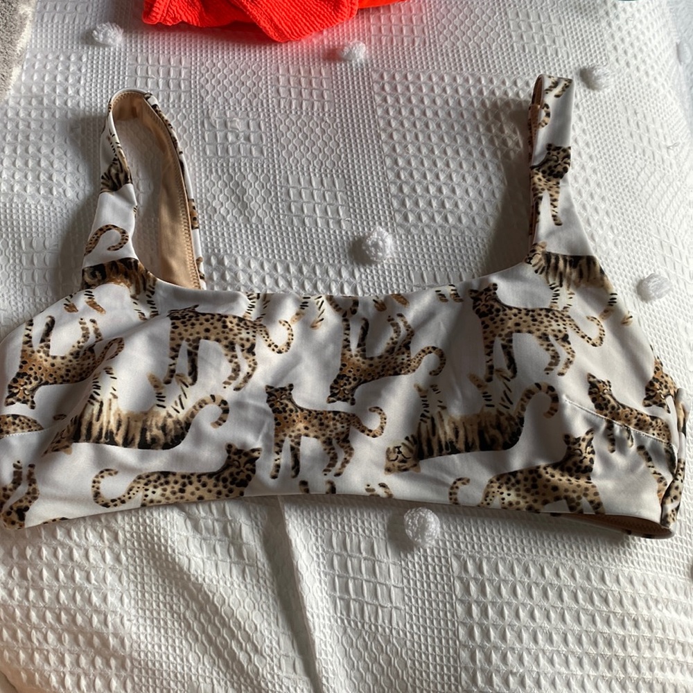 Aerie cheetah animal bathing suit too